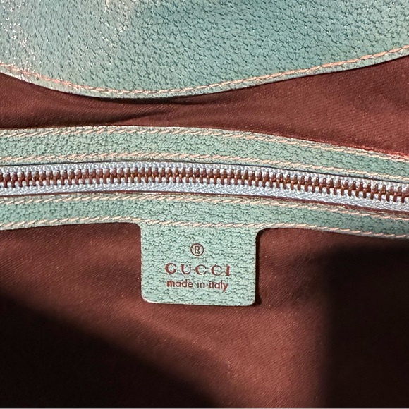 GUCCI GG Canvas Nailhead Jackie Shoulder Bag - Picture 6 of 6